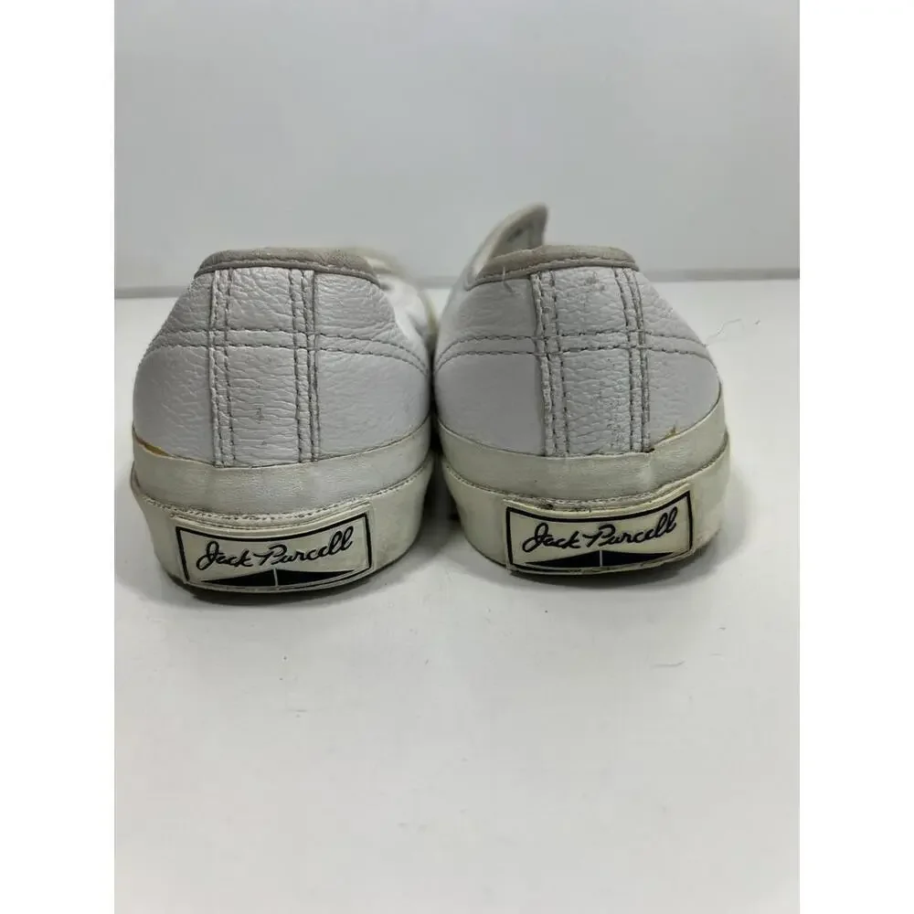 Converse Jack Purcell White Leather Low top Sneaker Men’s 3 Women’s 4.5